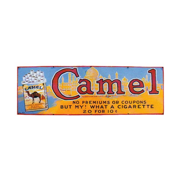 Camel Cigarettes Porcelain Sign