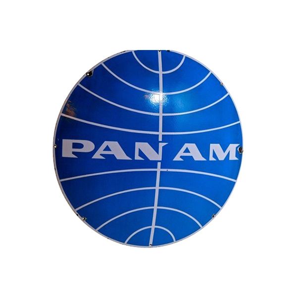 Pan Am Porcelain Sign