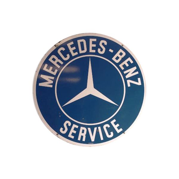 Mercedes-Benz Service Porcelain Sign