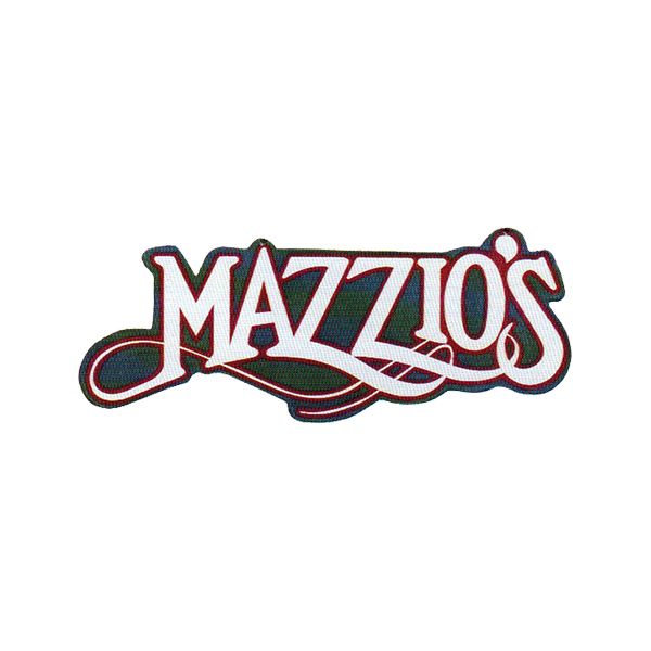 Mazzios Pizza Die Cut Porcelain Sign