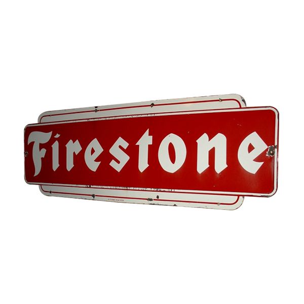 Firestone Porcelain Sign