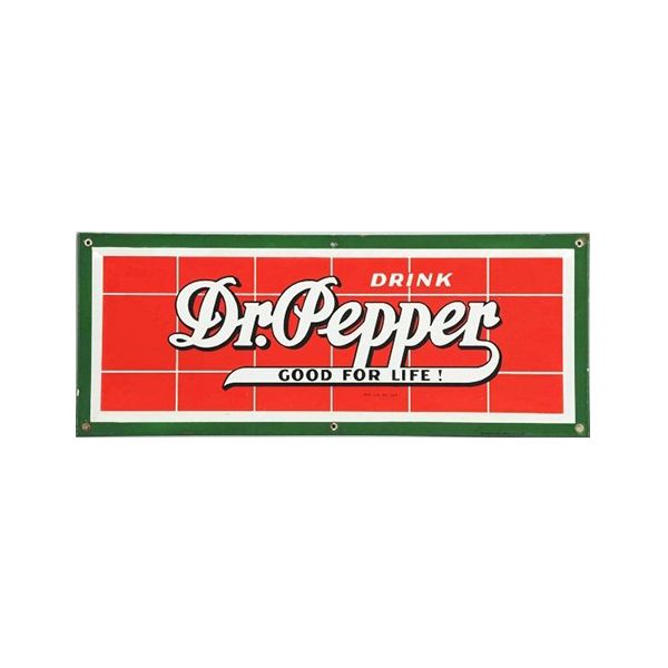Drink Dr. Pepper Porcelain Sign