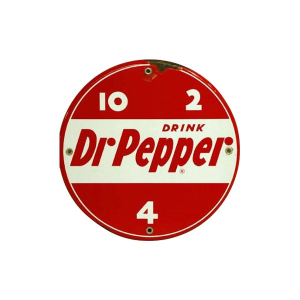 Dr. Pepper Vintage Porcelain Sign