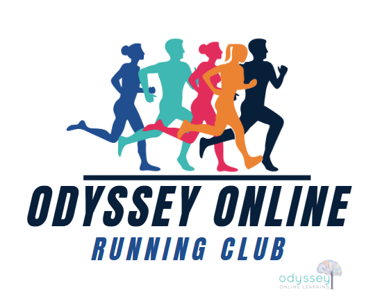 A logo for odyssey online running club