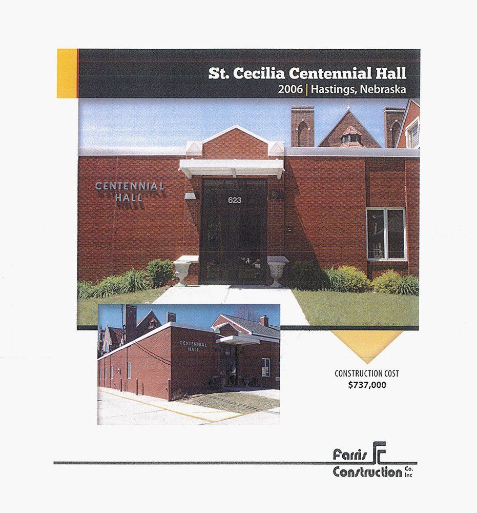 St. Cecilia Centennial Hall 2006 | Hastings, Nebraska
