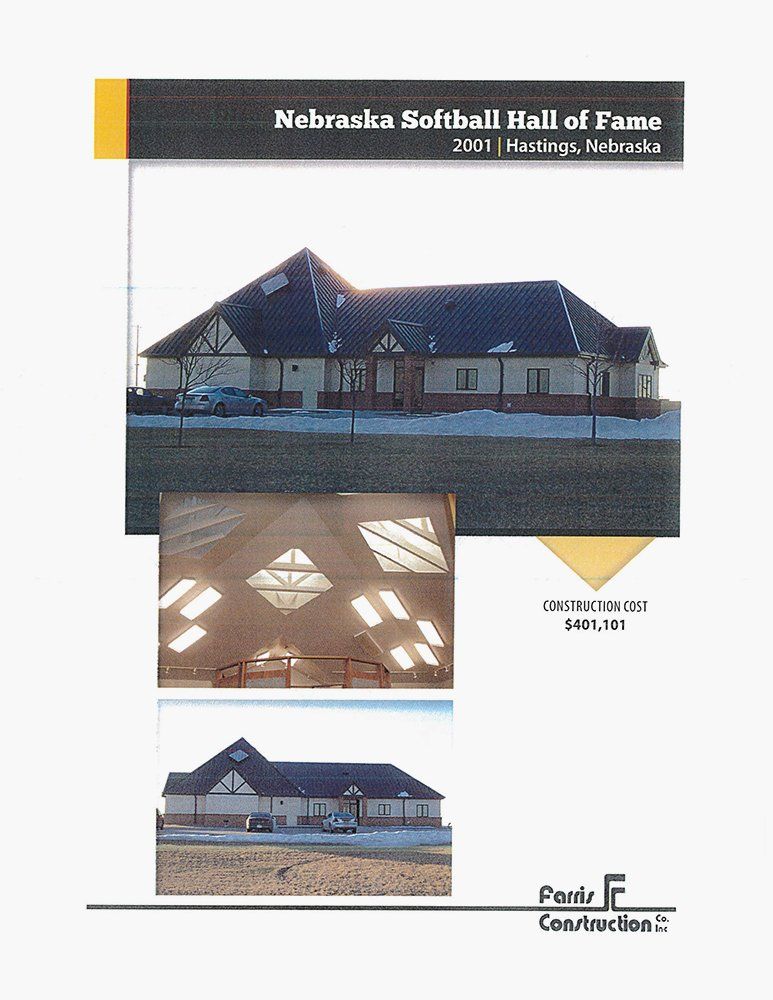 Nebraska Softball Hall of Fame 2001 | Hastings, Nebraska