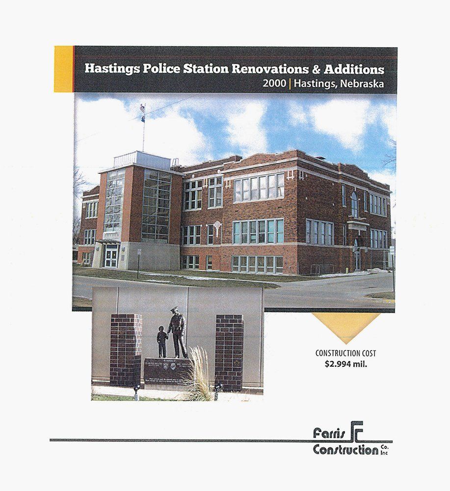Hastings Police Station Renovations & Additions 2000 | Hastings, Nebraska