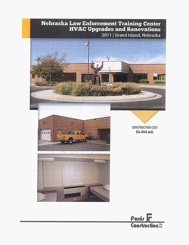 Nebraska Law Enforcement Training Center HVAC Upgrades and Renovations 2011 | Grand Island, Nebraska