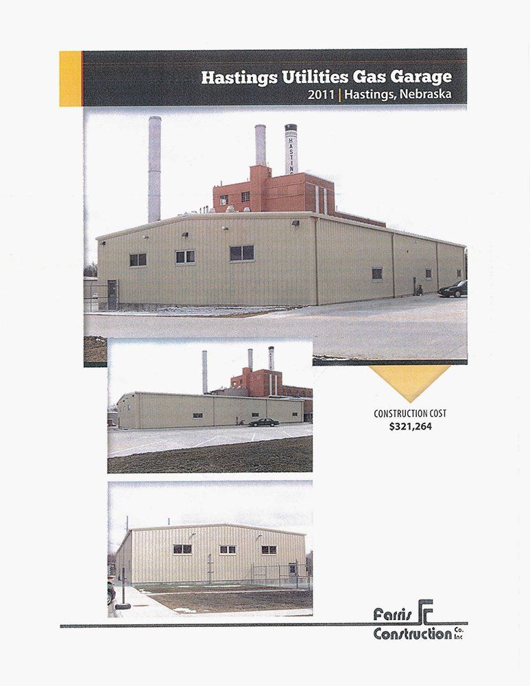 Hastings Utilities Gas Garage 2011 | Hastings, Nebraska