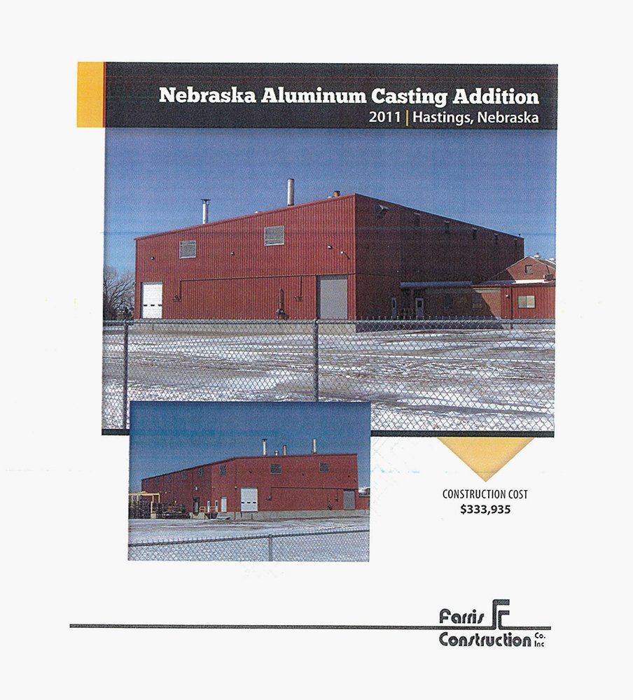 Nebraska Aluminum Casting Additions 2011 | Hastings, Nebraska