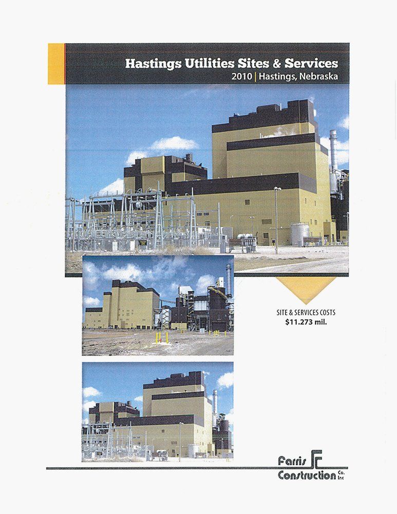 Hastings Utilities Sites & Services 2010 | Hastings, Nebraska