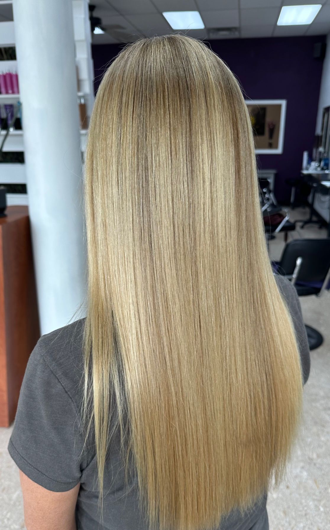 Hair straightening treatment