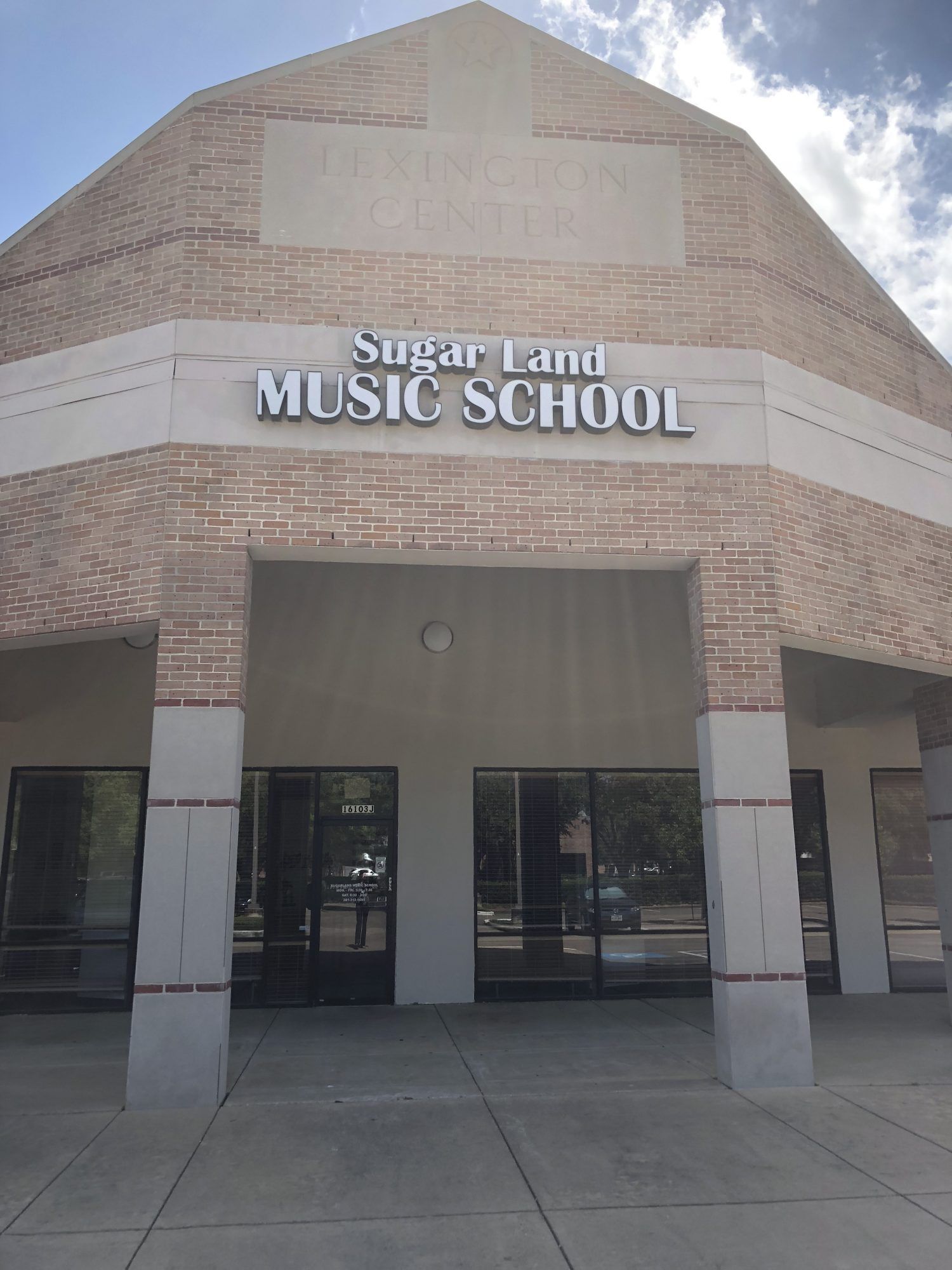 Sugar Land Music School entrance 