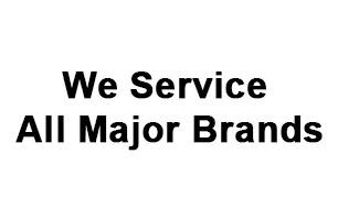 We Service All Major Brands