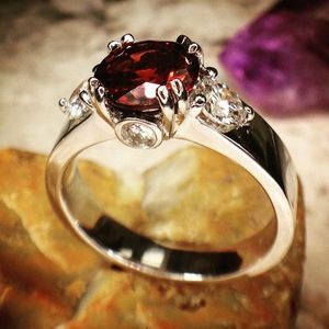 Red diamond ring