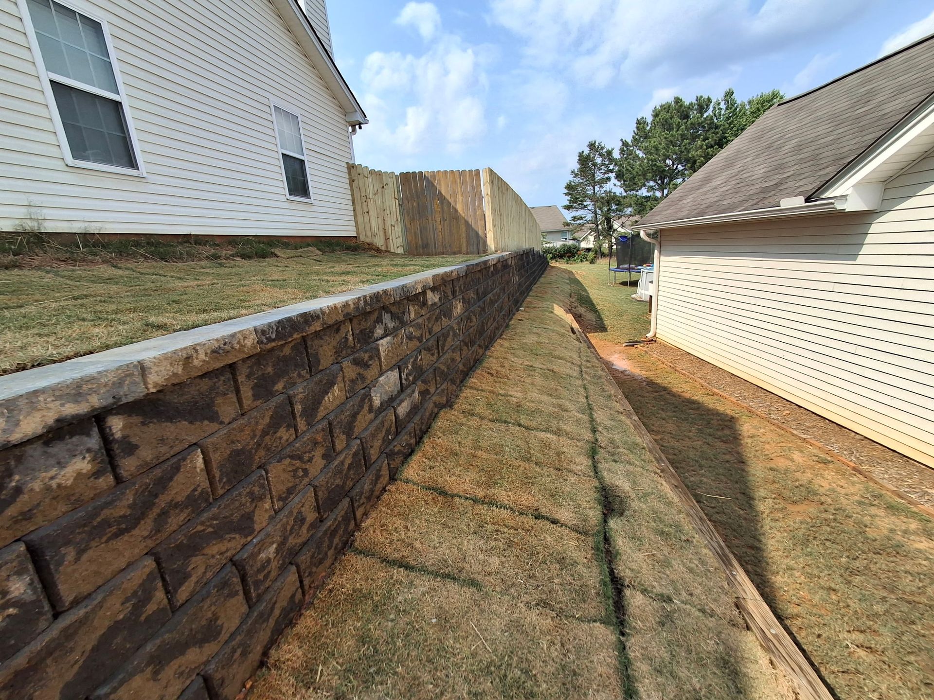 What should I do when my retaining wall starts failing?