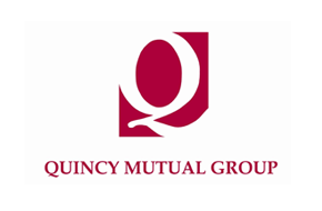 Quincy Mutual Group logo: White