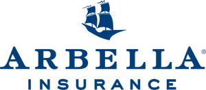 Arbella Insurance logo: blue ship sails above blue text