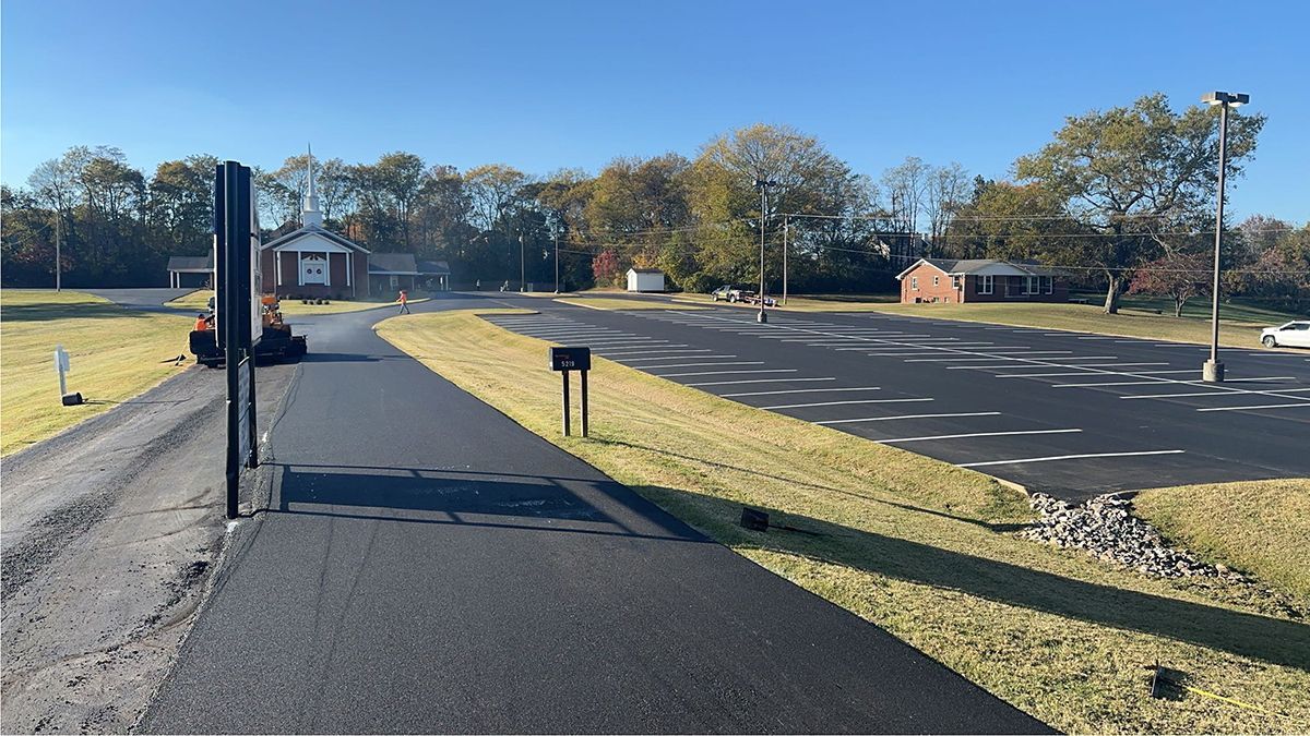commercial paved lot