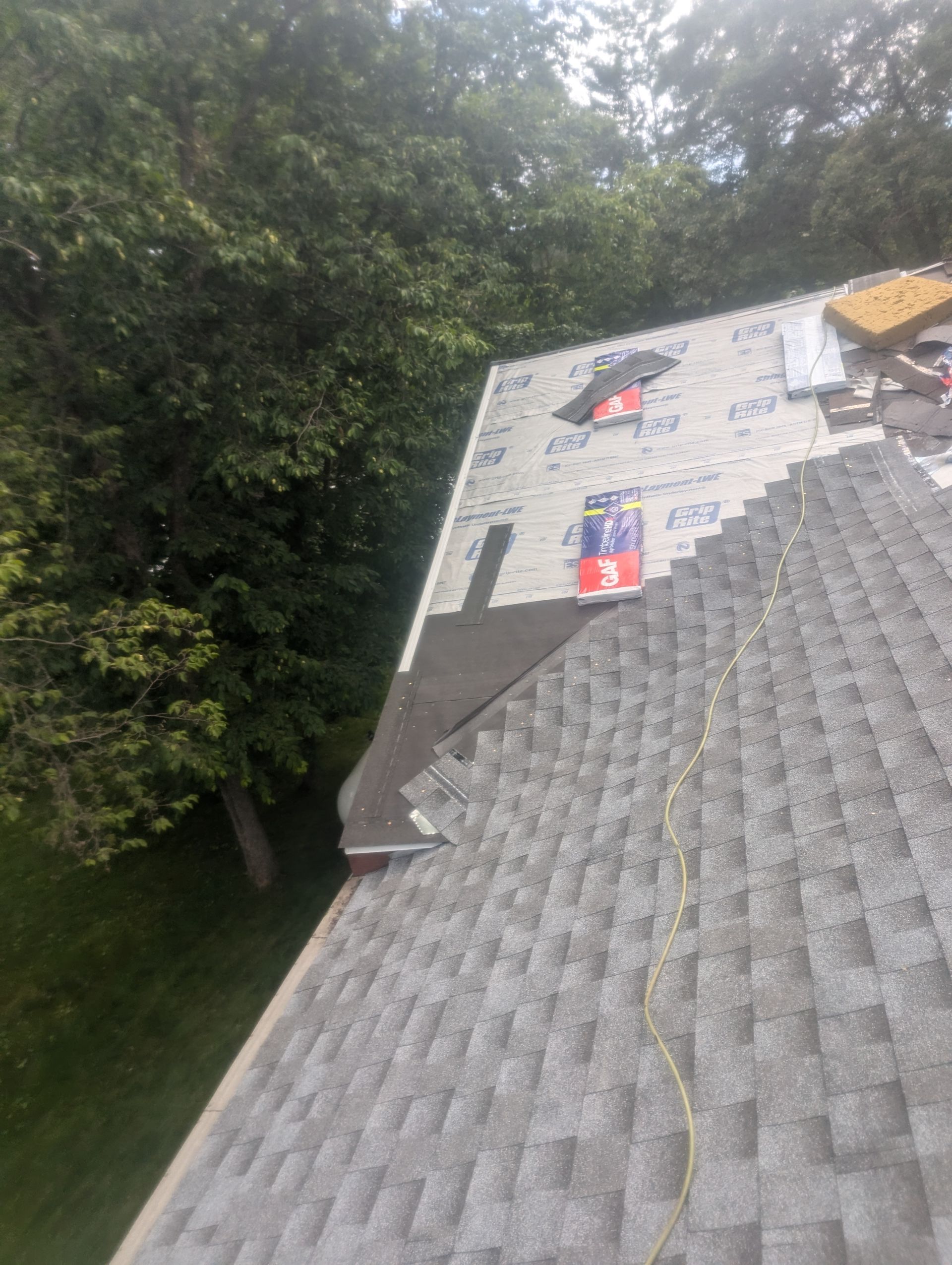 New replaced roof.