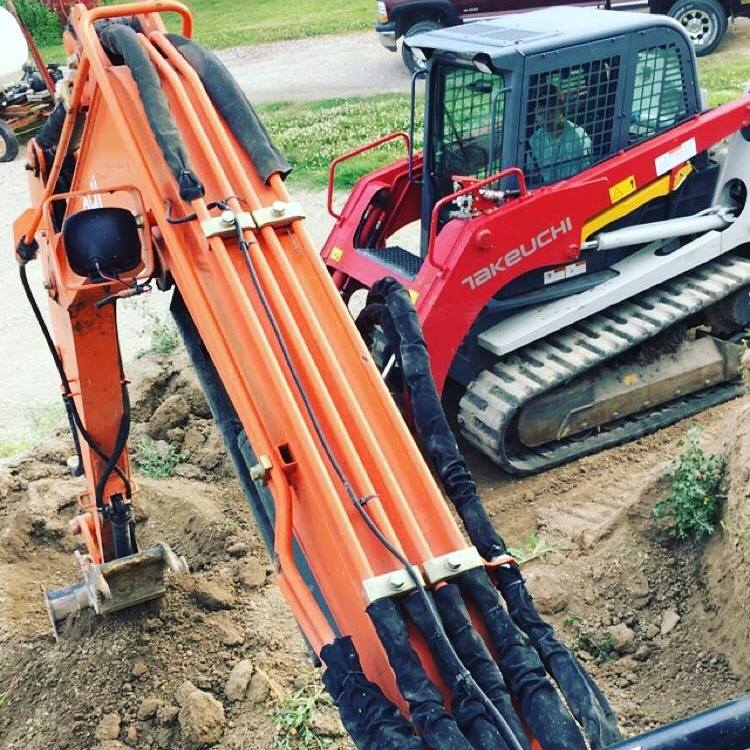 Skid Loader and Excavating work