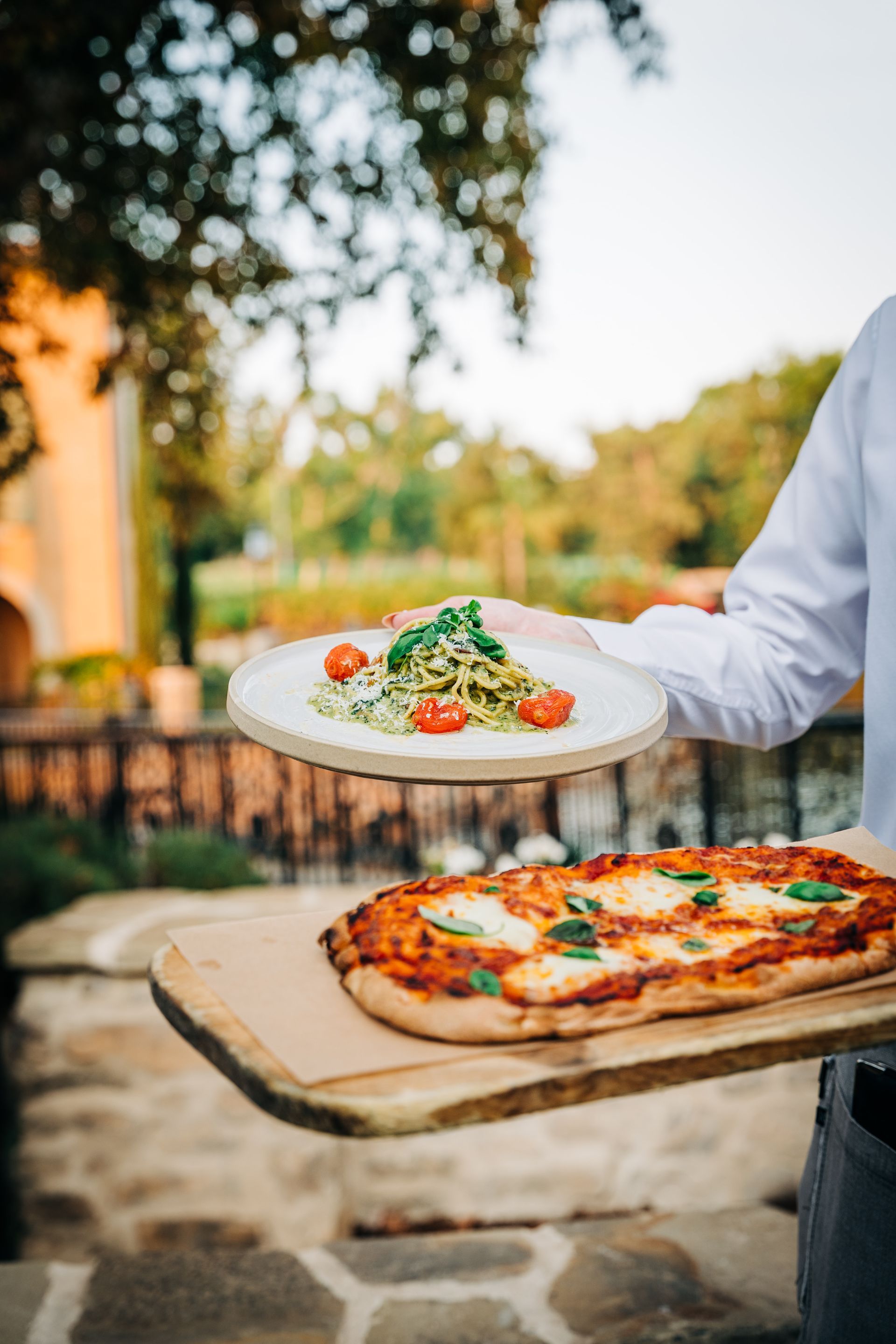 restaurant and food.