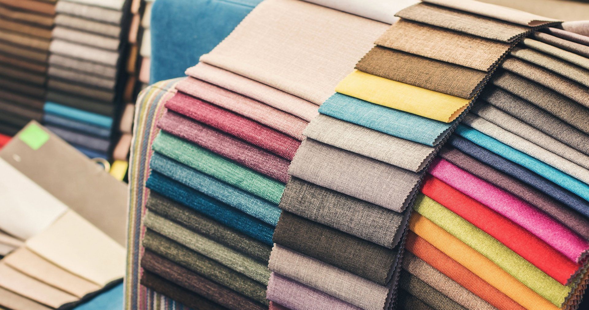 different colors of fabric