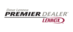 Dave Lennox Premier Dealer logo. The word 