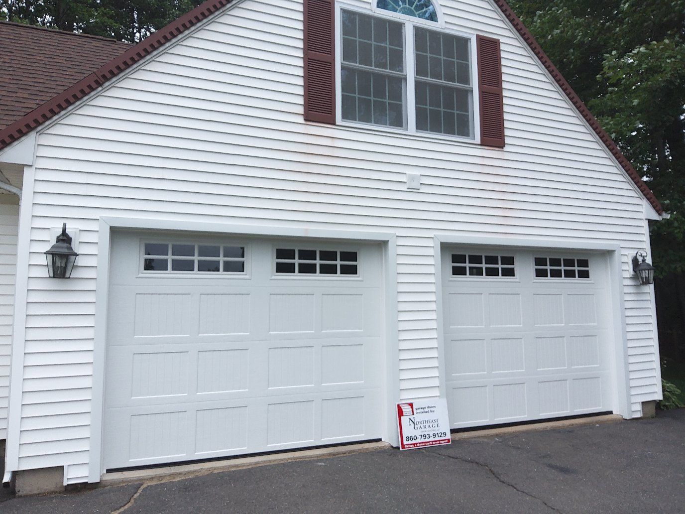 White Garage Door