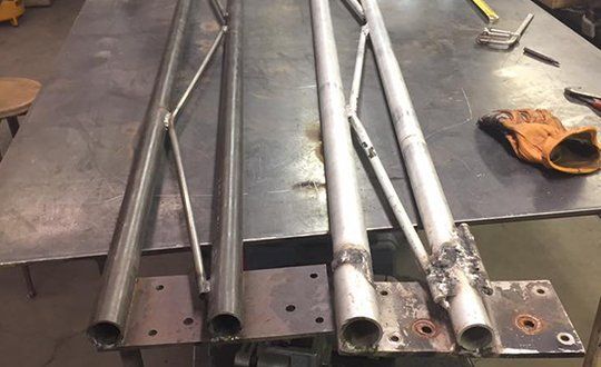 Air carbon arc gouging