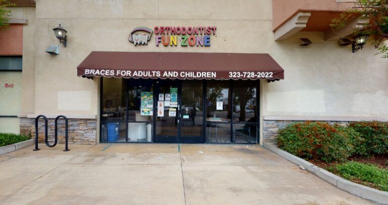 Orthodontist office entrance