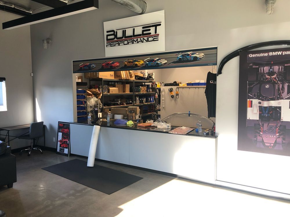 interior view of Bullet Performance office