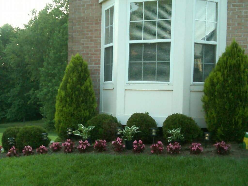 Beautiful house landscaping