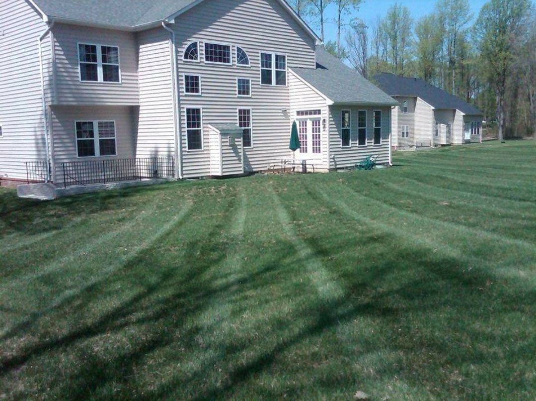 Beautiful house landscaping