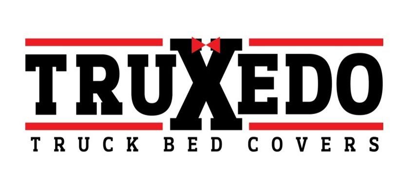 TRUXEDO logo with bold black and red text and the words “Truck Bed Covers” below.