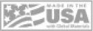 Made in the USA logo with a stylized American flag and bold text