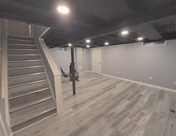 Newly remodeled basement
