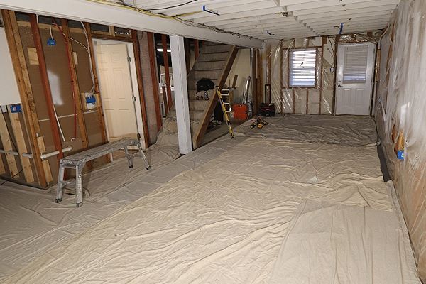Unfinished basement