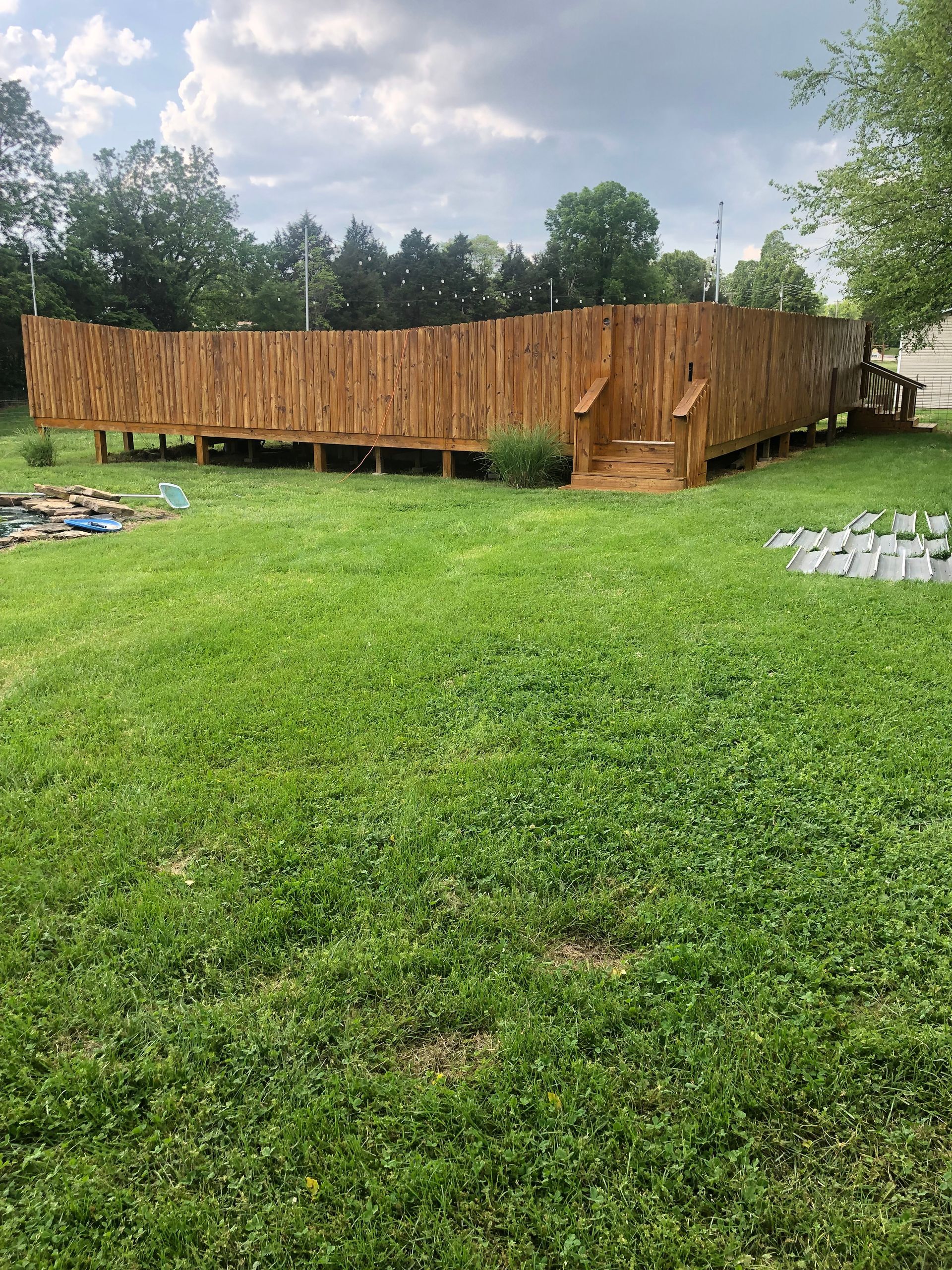 Landscaping with Deck