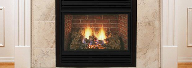 New design of gas fireplace