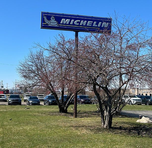 Seng Tire Co Michelin sign board
