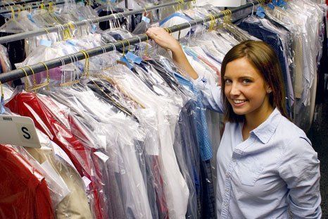 Dry cleaning staff