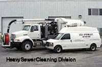 Sewer cleaning van
