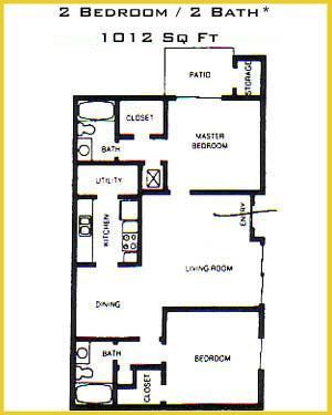 2bed1bathb floorplan