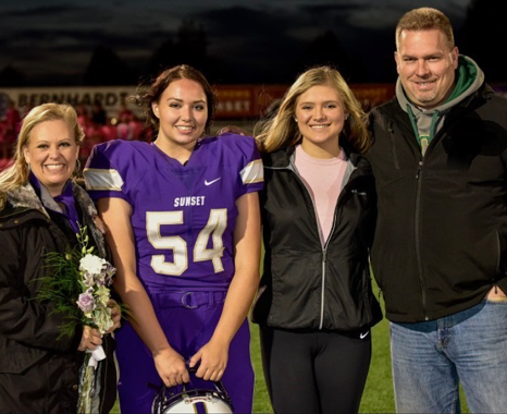 Joe Smith with his family