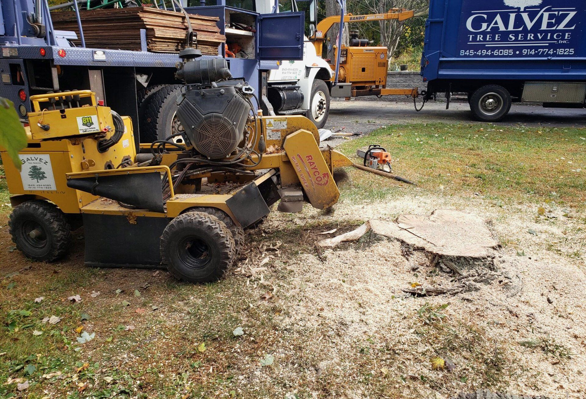 Stump grinding
