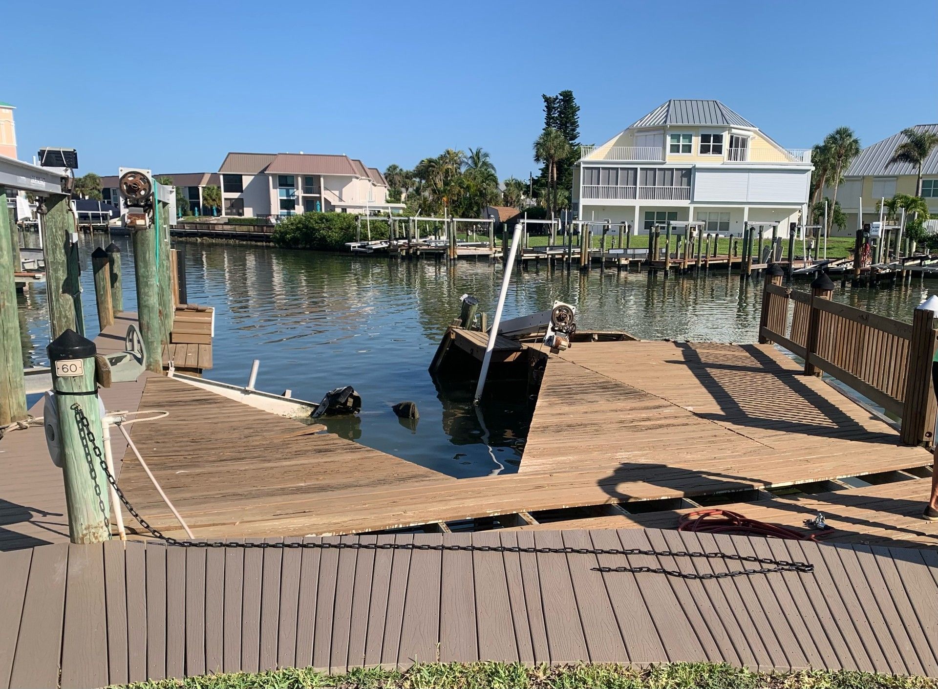 Shoreline Docks Before Hurricane Ian Destruction