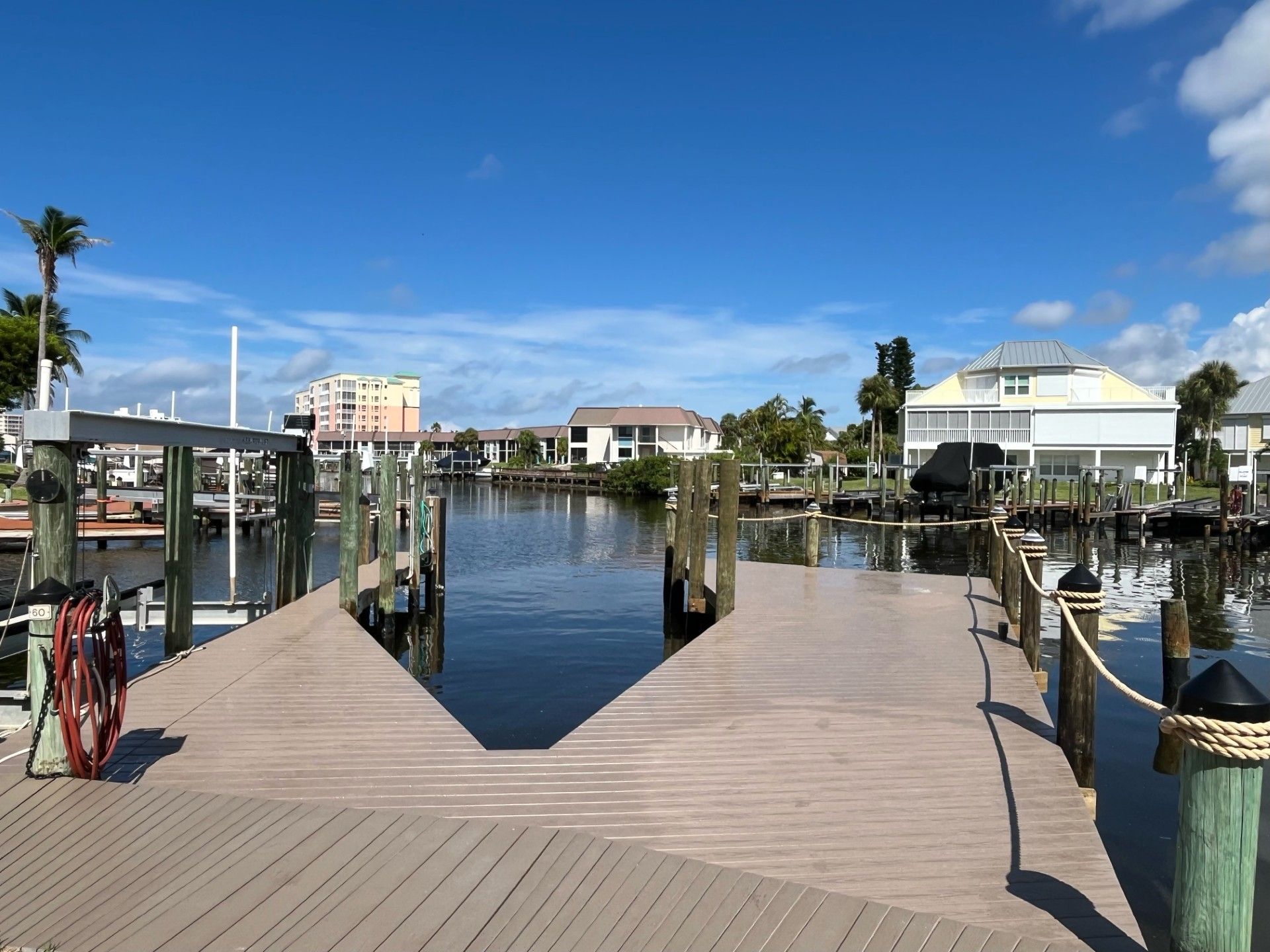 Shoreline Docks Before Hurricane Ian Destruction