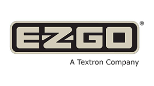 Logo for EZGO, a Textron Company