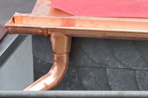 Copper gutter